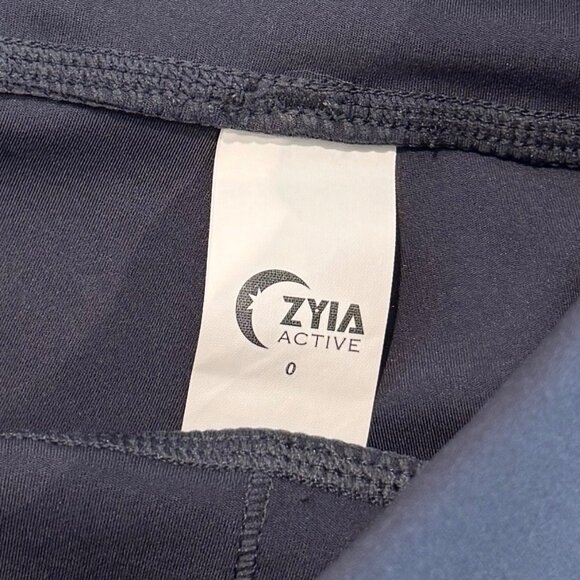 Zyia Parallel Luxe High Rise 7/8 Ankle Athletic Workout Leggings Neon Yellow 0 - Picture 5 of 9